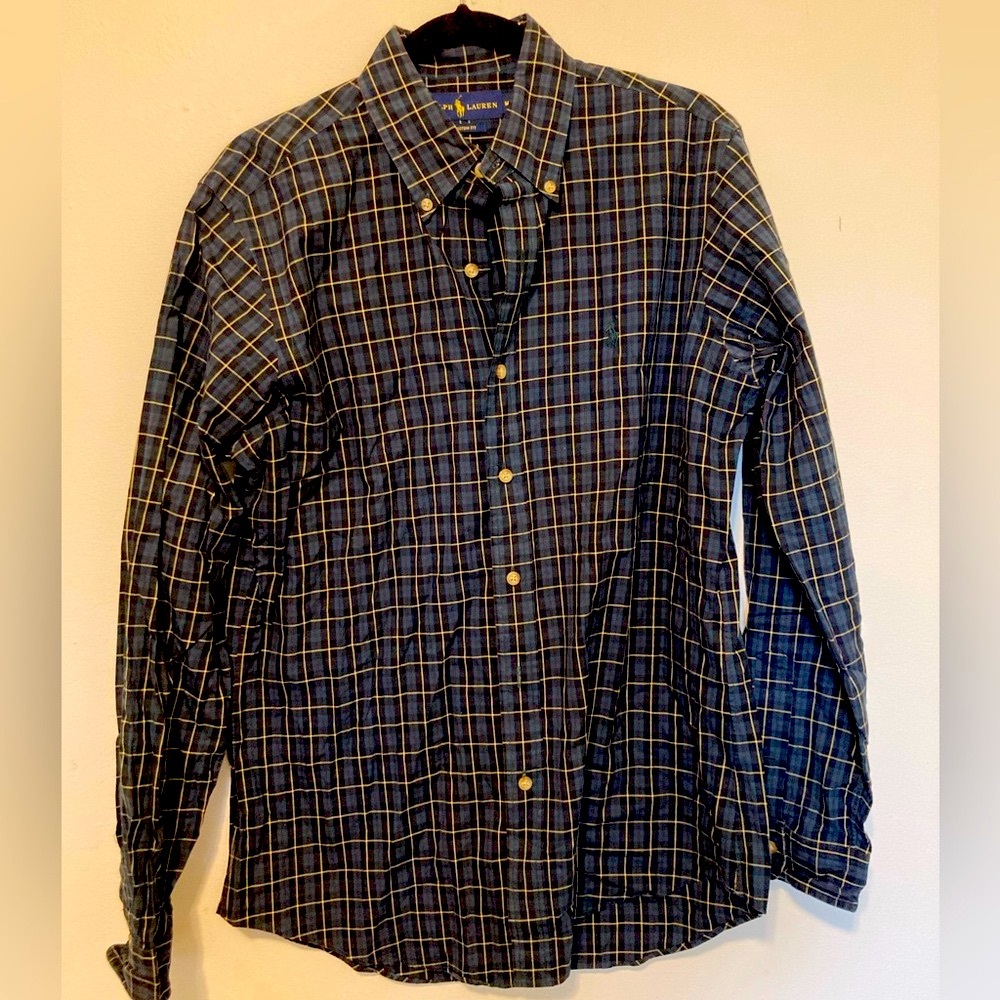 Ralph Lauren Custom Fit Button Down Men’s Size Medium
